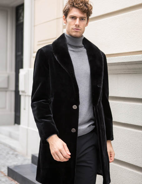 mink trench coat
